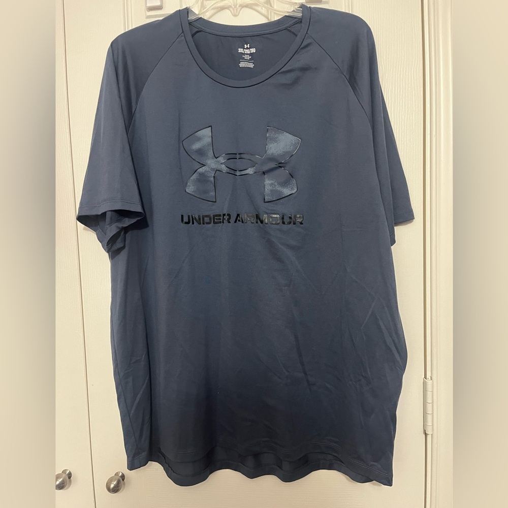 Under Armour Men's Dusty Blue Short Sleeve Tee
